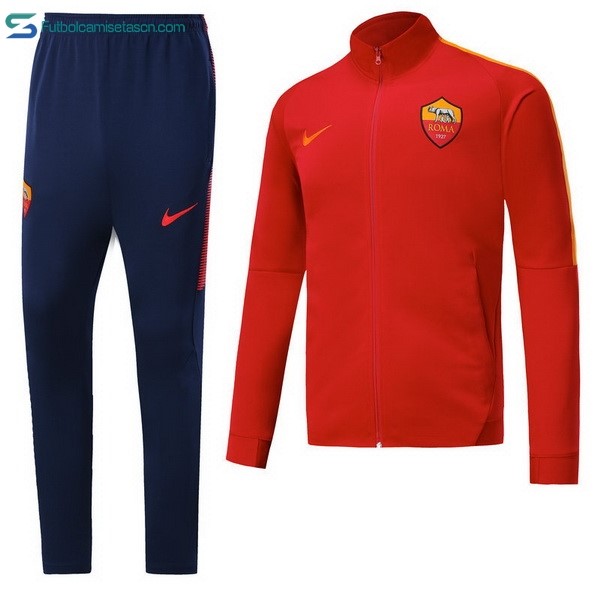 Chandal AS Roma 2017/18 Rojo Azul Marino